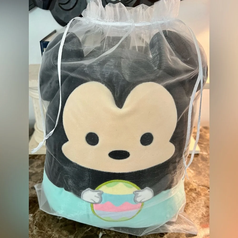 KellyToys Disney Mickey Squishmallows Stuffed Animal *White Ribbon Sack included